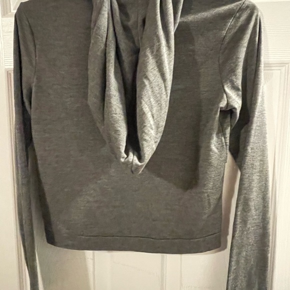 Performance long sleeve tshirt material zipper on neck - Picture 2 of 2